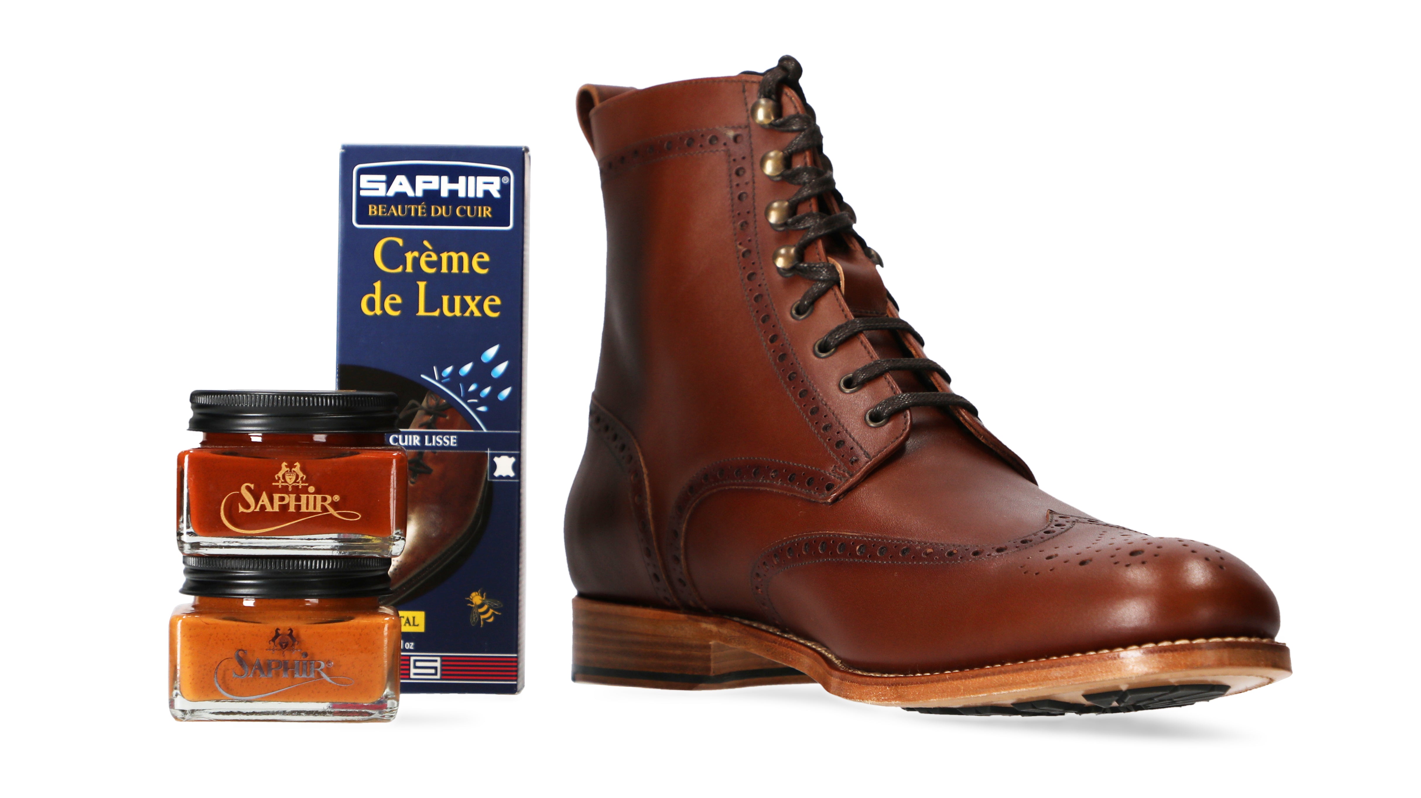 Hartt Bedford boot with Saphir Creams