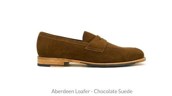 hartt brown suede loafers