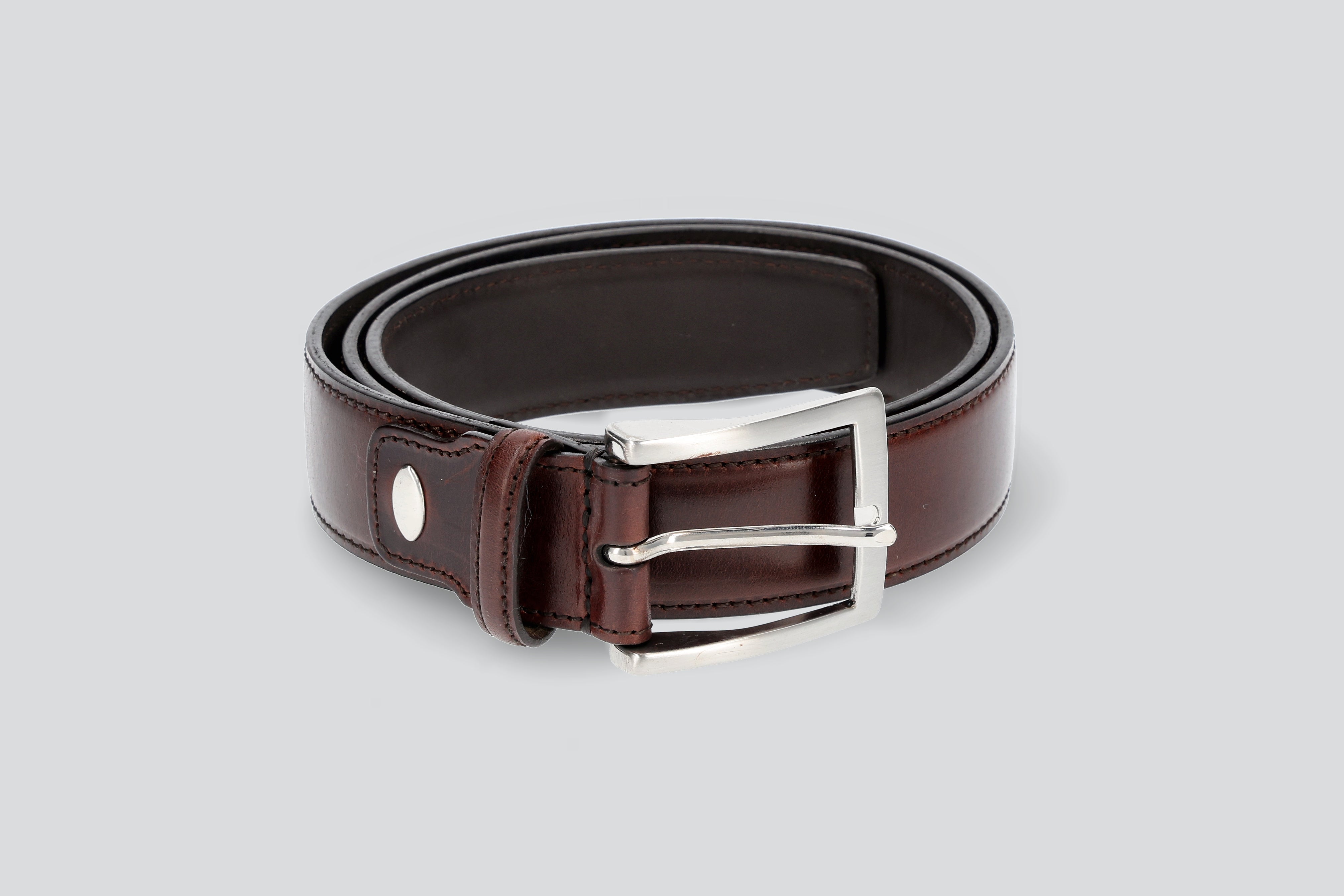 An Oxblood dress belt from the Hartt Shoe company