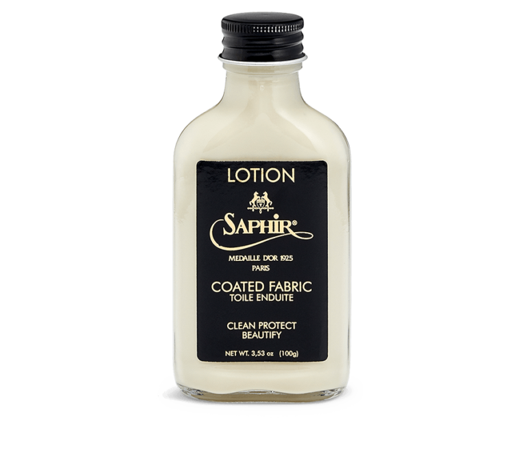 Saphir coated fabric lotion