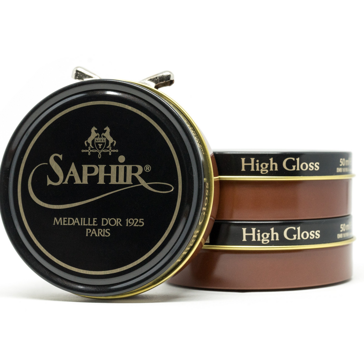 Saphir Pate De Luxe Wax Shoe Polish Light Brown 03 The Hartt Shoe Company