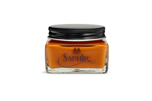 Saphir leather shoe cream light brown