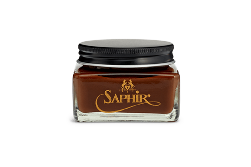 Saphir Leather shoe cream medium brown