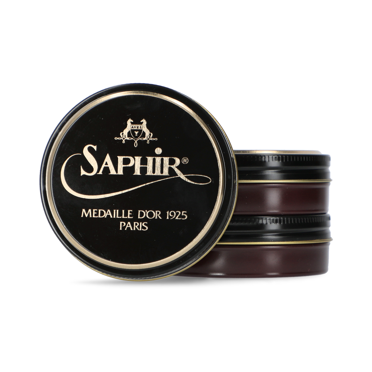 Saphir Pate de Luxe Wax Shoe Polish Dark Brown 05 The Hartt Shoe Company