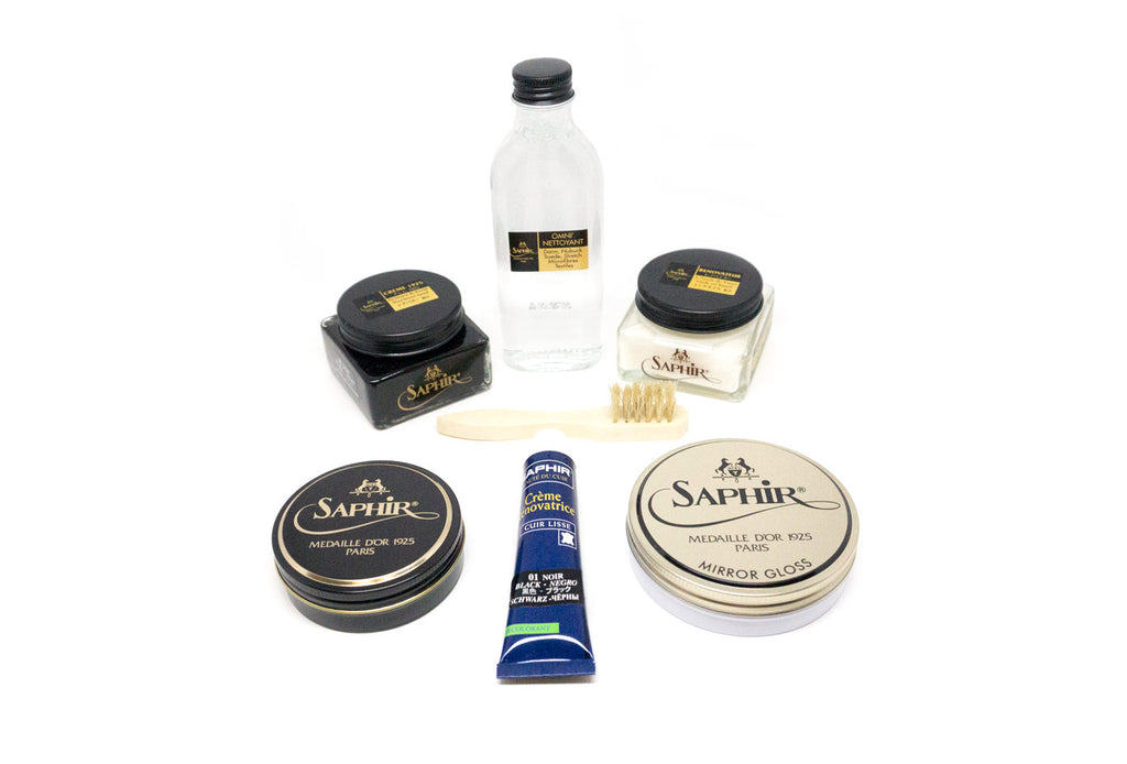 Saphir shoe care products