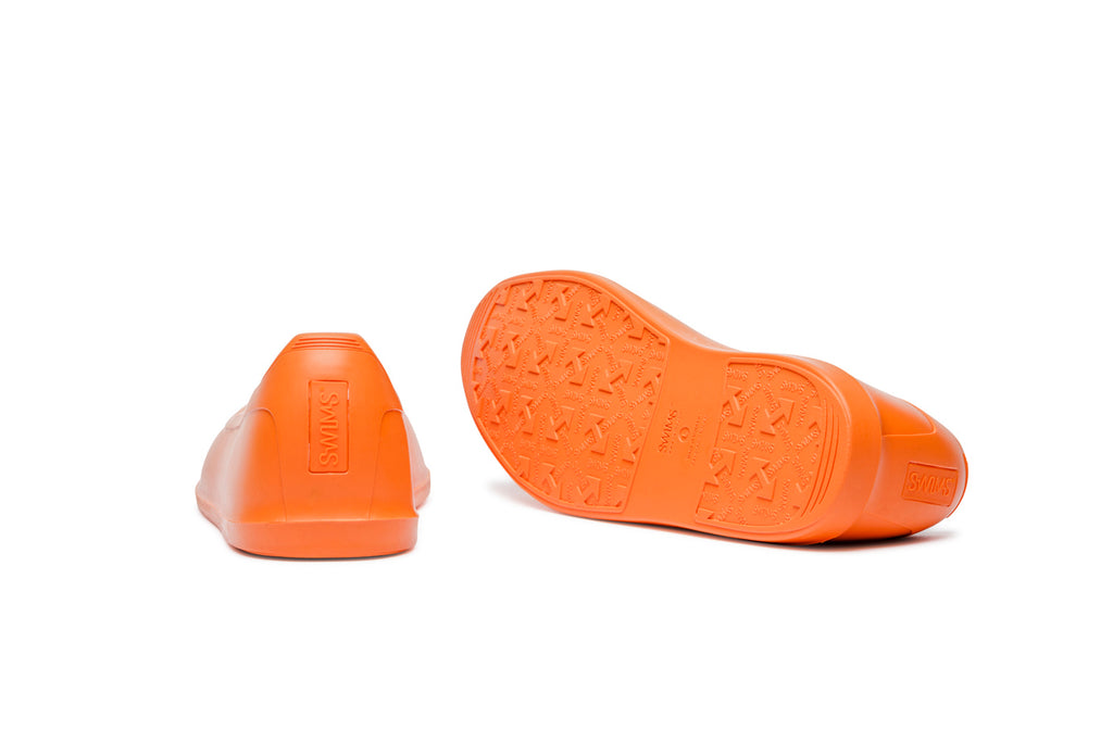 Swims rubber shoe galosh orange - sole