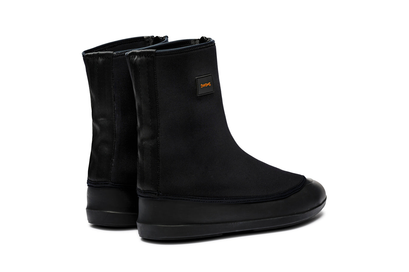 Swims Black Boot Galosh three quarter back