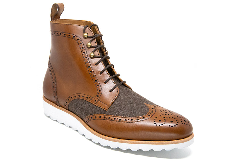 Men's Fred Brown Leather Canadian Boot