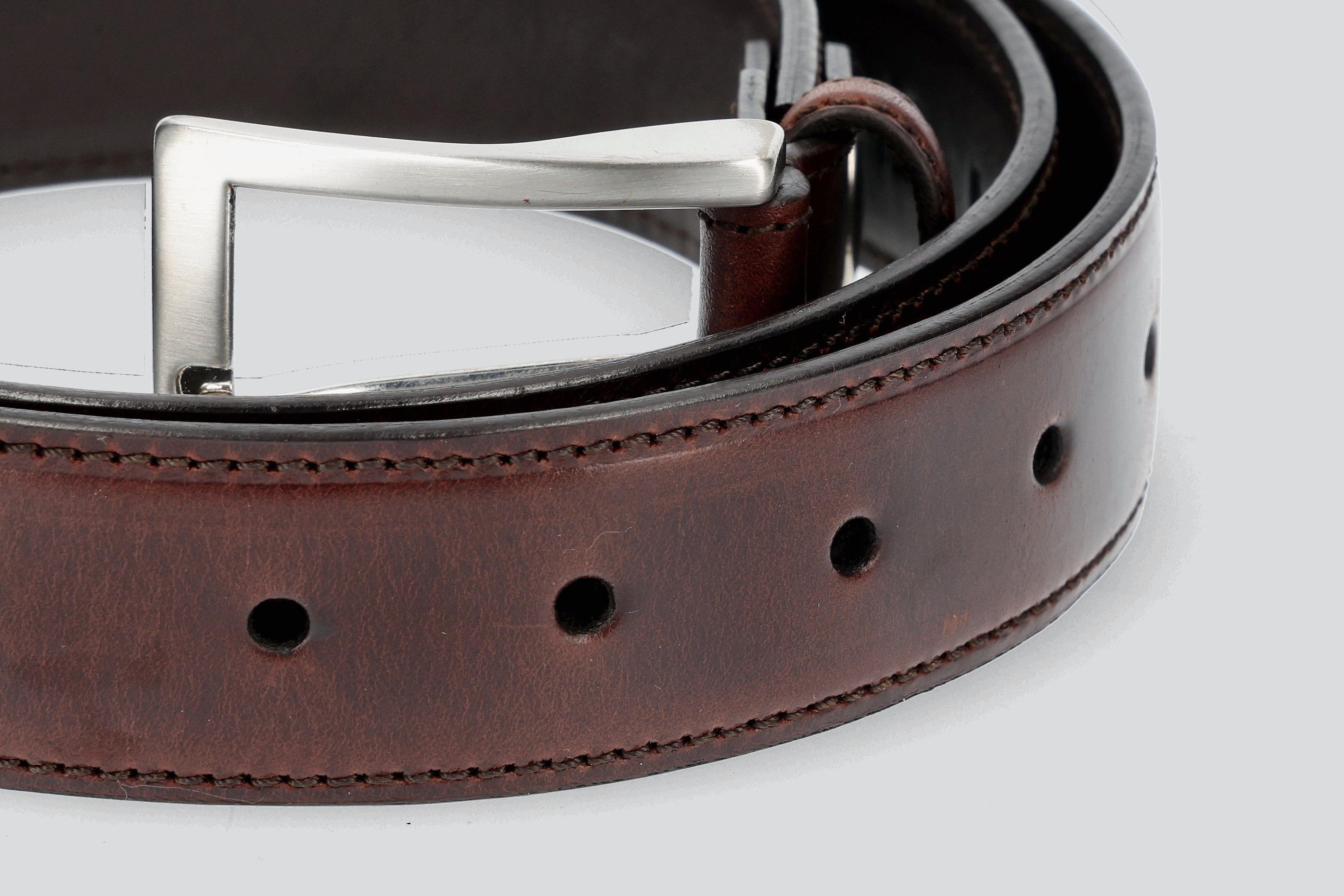 An Oxblood dress belt from the Hartt Shoe company