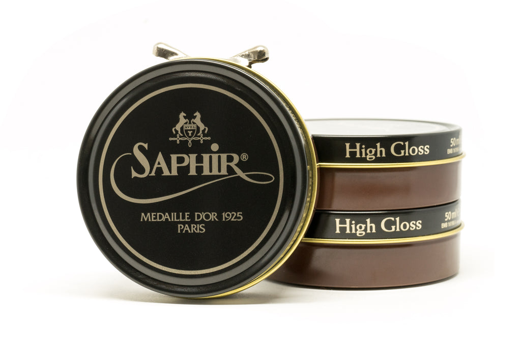 Medium Brown Saphir polish for Leather Shoe And Boot
