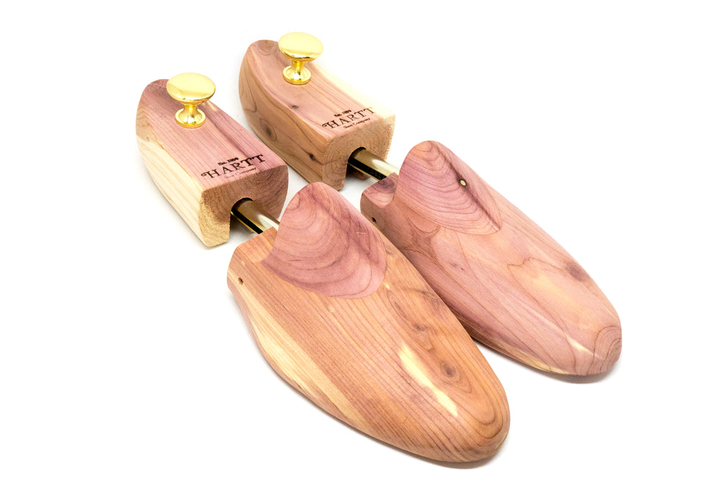 Aromatic Cedar Shoe Trees- dress shoe shape retainer factory second