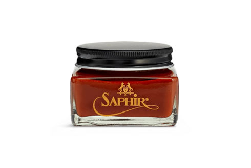 Saphir leather Shoe cream cognac