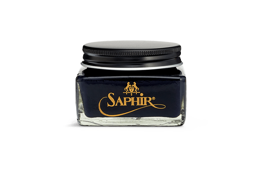 Saphir Leather shoe cream navy