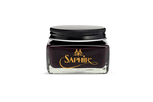 Saphir Leather shoe cream burgundy