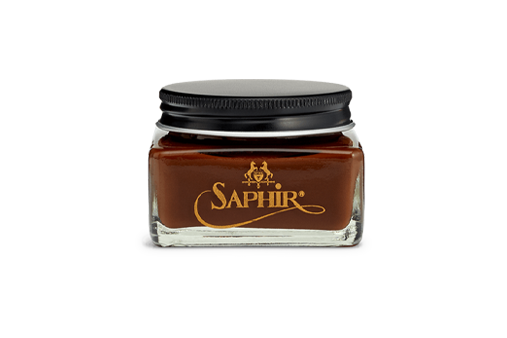 Saphir oiled leather shoe cream medium brown