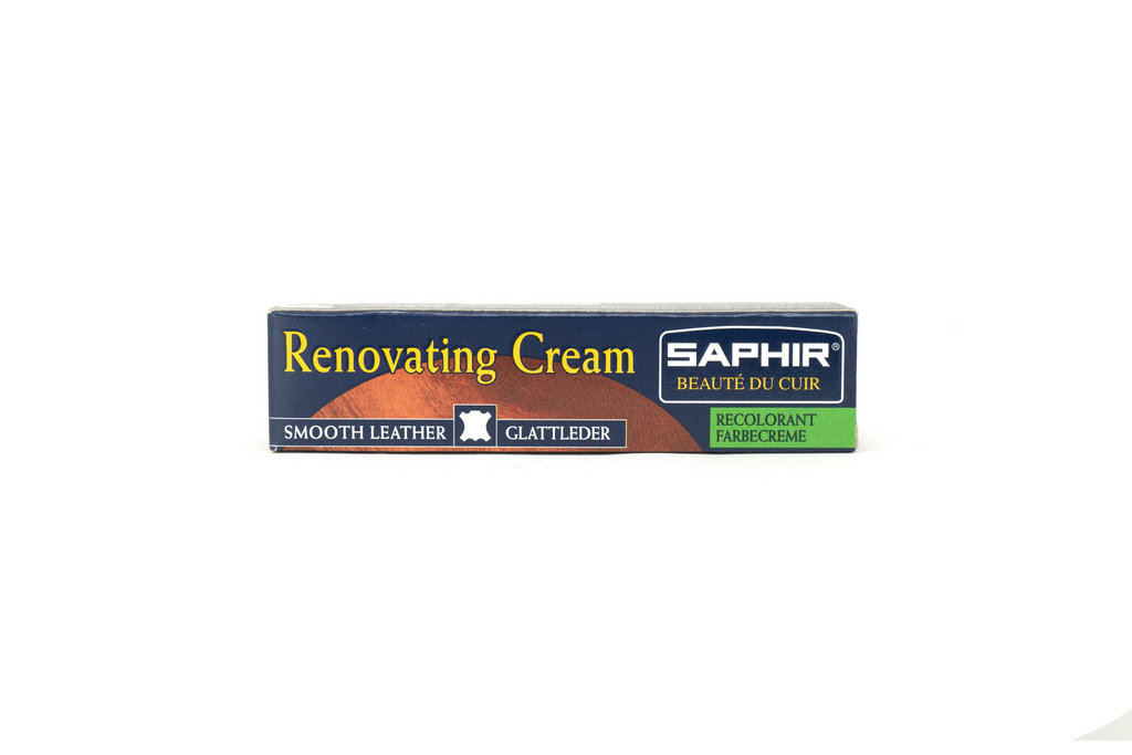 Saphir Renovating Medium Brown Leather Shoe Edges Repair Cream