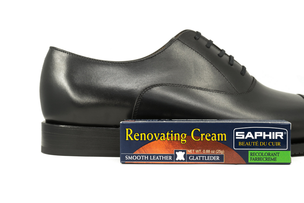 Saphir Renovating Black Leather Shoe Edges Repair Cream