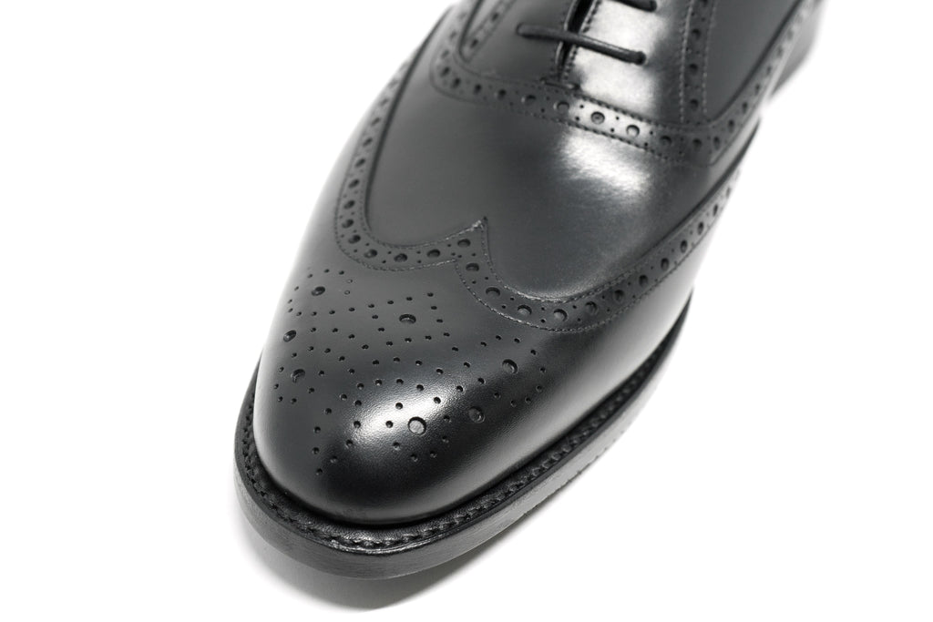 York Oxford Black Leather Dress Shoe